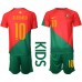 Portugalsko Bernardo Silva #10 Dětské Oblečení Domácí Dres MS 2022 Krátkým Rukávem (+ trenýrky)